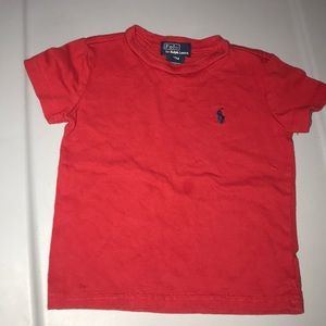 Red short sleeve Ralph Lauren T-shirt
